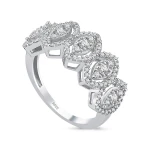 Diamant Design 5-Steine Ring