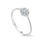 Diamant Effekt Baguette Ring