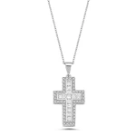 Diamant Kreuz Halskette Diamant Kreuz Halskette