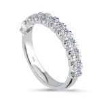 0,62 Karat Diamant Halb-Eternity Ring 0,62 Karat Diamant Halb-Eternity Ring