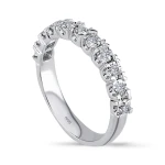 0,11 Karat Diamant Halb-Eternity Ring