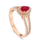 Diamant Rubin Ring Diamant Rubin Ring