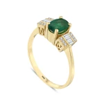 Diamant Smaragd Ring Diamant Smaragd Ring
