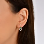 Diamant Tropfen Smaragd Ohrringe Diamant Tropfen Smaragd Ohrringe