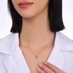 Smaragd Diamant Halskette