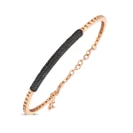 Schwarzes Diamant Herren Armband Schwarzes Diamant Herren Armband