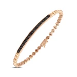 Schwarzes Diamant Unisex Armband Schwarzes Diamant Unisex Armband