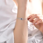 Diamant Saphir Armband Diamant Saphir Armband