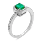 Diamant Smaragd Ring Diamant Smaragd Ring