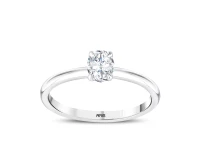 L’oval 0,32 Karat Ovaler Solitär Diamantring