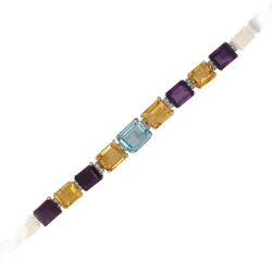 Farbiger Diamant Armband