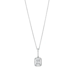 Diamant Fantasie Baguette Kette