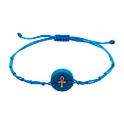 Türkisstein Armband mit Unendlichkeitssymbol