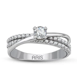 0,63 Karat Diamant Solitärring Como