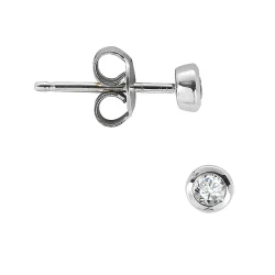 0,10 Karat Diamant Herren Ohrring (Einzelpreis)