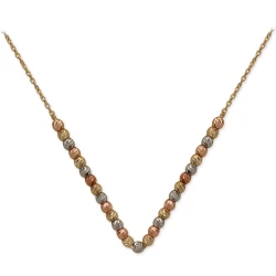 14 Karat Dorika Gold Kugel Kette