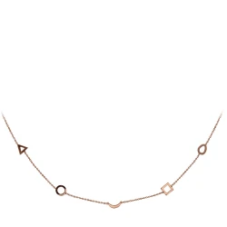 Vier-Elemente-Symbol Goldkette