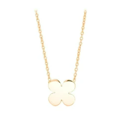 14 Karat Kleeblatt Goldkette