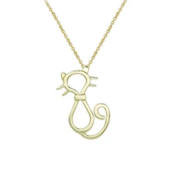 Katze Goldkette