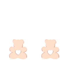 Teddybär Gold Ohrring