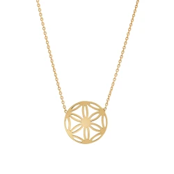 Blume des Lebens Goldkette