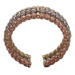 Dorissa Dreifarbiger Goldring