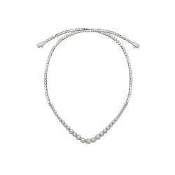 3,07 Karat Diamant-Rivière-Halskette