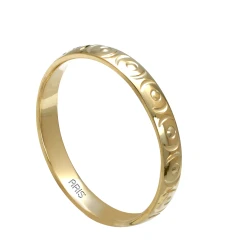 Gold Ehering Damen Modell