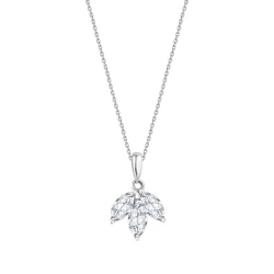 0,60 Karat Marquise-Diamantkette