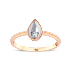 Tropfen-Diamantring