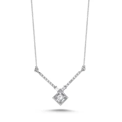 Prinzessschliff Diamantkette