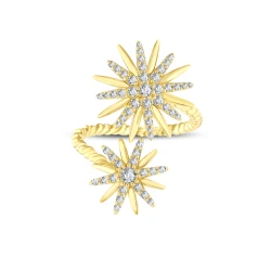 0,48 Karat Sonnen-Design-Diamantring