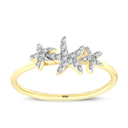 Seestern-Diamantring