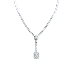 Diamant Baguette Collier
