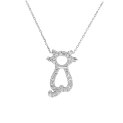Diamant Gold Katzenkette