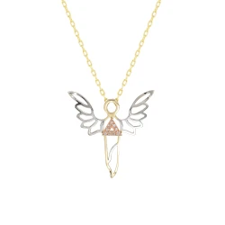 Diamant Kraftengel (Sandalphon) Kette