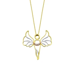 Diamant Friedensengel Michael Kette