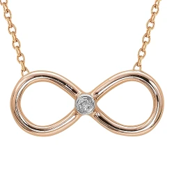 Diamant Unendlichkeit Kette