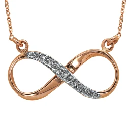 Diamant Unendlichkeit Kette