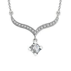 Diamant Fantasie Solitärring Miracle Halskette