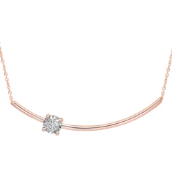 Diamant Miracle Solitärring Kette