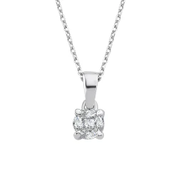 Diamant Effekt Halskette