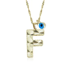 Goldkette mit Buchstabe F