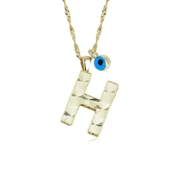 Goldkette mit Buchstabe H