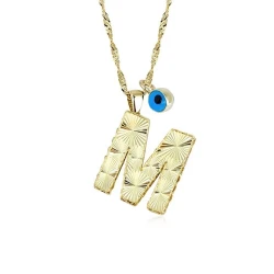 Goldkette mit Buchstabe M