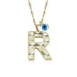 Goldkette mit Buchstabe R