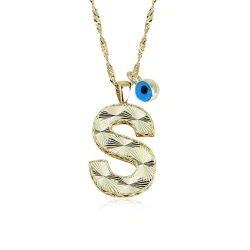 Goldkette mit Buchstabe S