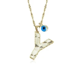Goldkette mit Buchstabe Y