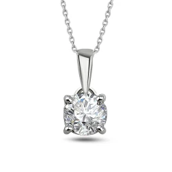 0,30 Karat Diamant Solitärring Halskette Ascona