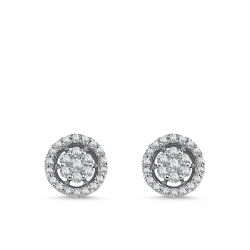 Diamant Effect Fantasie-Ohrringe
